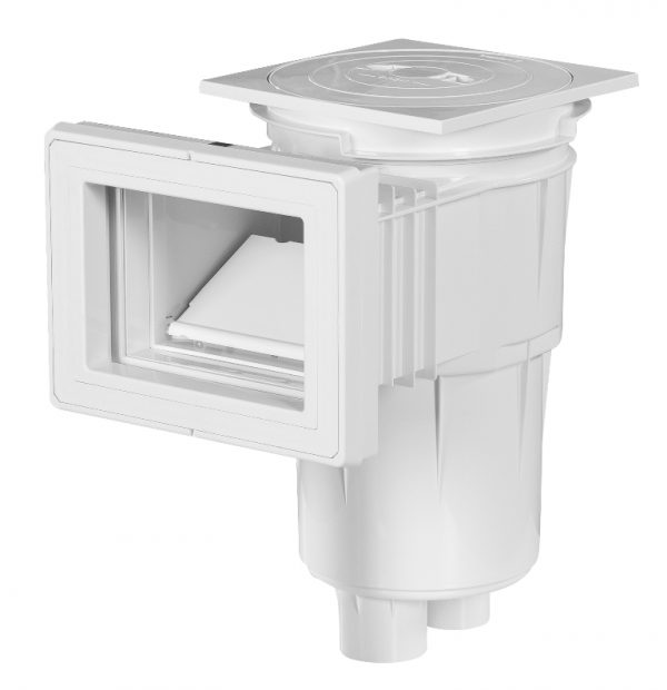 White Edition skimmer Euro ( folia ) z tworzywa. Przepływ 8m3/h