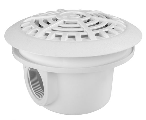 White Edition odpływ denny EURO z tworzywa wysokość 15cm – wejście GW 2